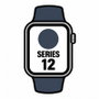 Apple Watch Series 12 GPS 42mm Gris Espacial con Correa Deportiva Azul Marino (S/M)